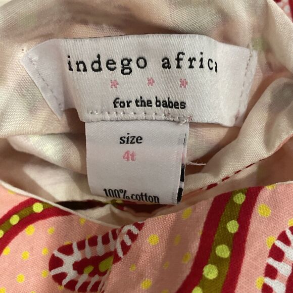 Girls Sundress 4T Ankara Print Bold 100% Cotton Vacation Party Lined Ethnic - Picture 5 of 5